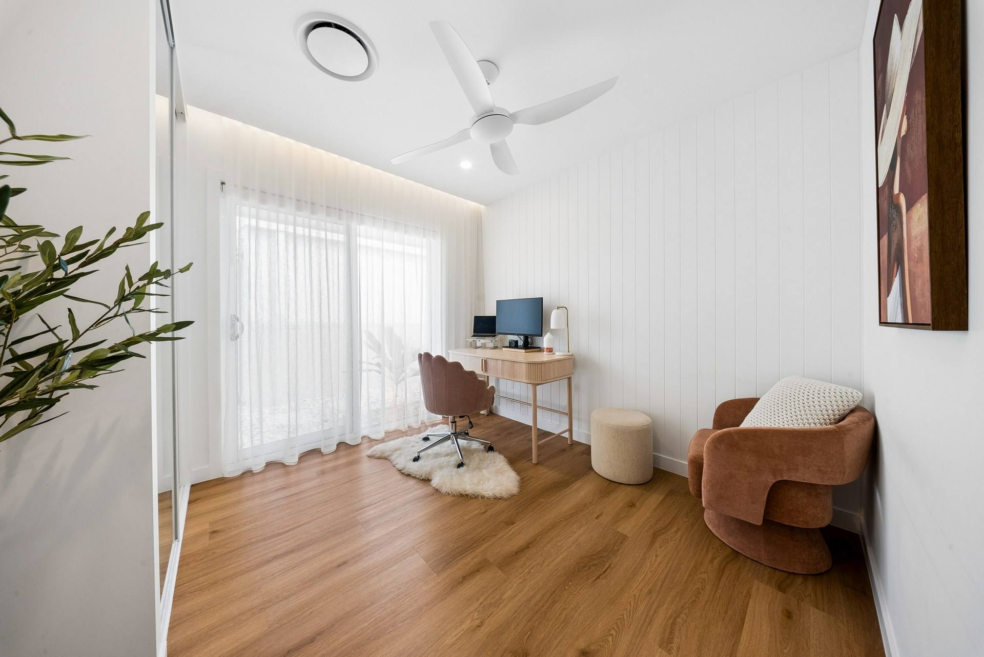 Fourth bedroom, currently a study