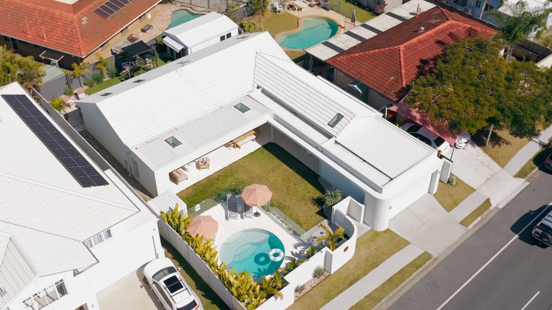 Single-level footprint from above